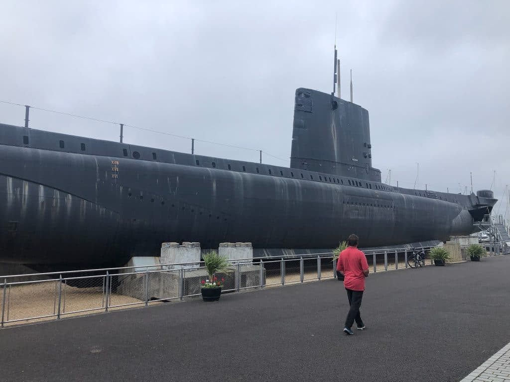 HMS Alliance, WW2 submarine at the submarine museum.